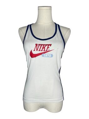 Nike Heritage Fitted Racerback Tank Top Americana Y2K Athleisure